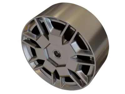 Tesla Cybertruck Wheel - 3D STL Available 3D model