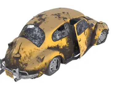 BettelCar LowPoly Low-poly 3D model