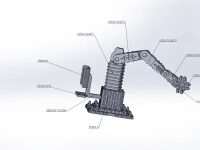 Rocket factory 3D model
