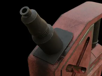 Gas Can Low-poly 3D model buy