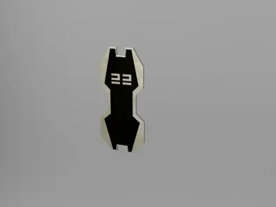 MANDALORIAN GUARD - SHIELD AND BATON 3D print model