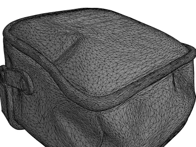 Tactical First Aid Kit Pouch Low-poly 3D model