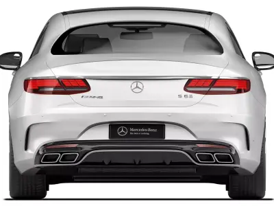 Mercedes-Benz S63 AMG Coupe 2018 3D model