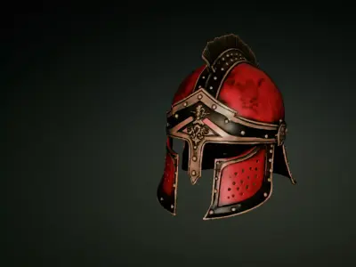 Helmet 3D model 4