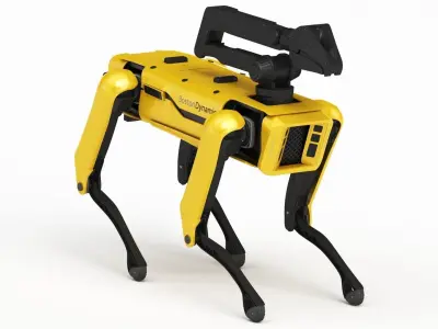 Robot Dog Boston Dynamics Spot Mini With Handle 3D model