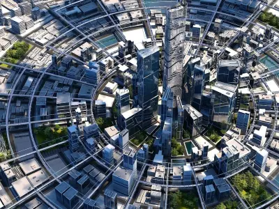Future City HD 2019 V 2  3D model