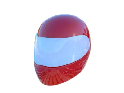 Bike Helmet 3D model shop