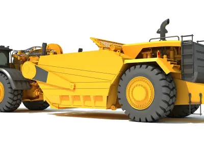 Tractor Scraper 3D model
