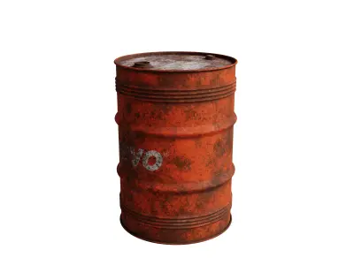 Oil drum 3D model buy