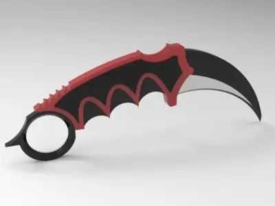 Karambit Knife 3D model order