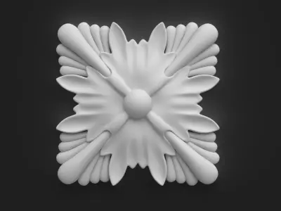Free CNC model 3 Sculpted Ornament Free 3D print model