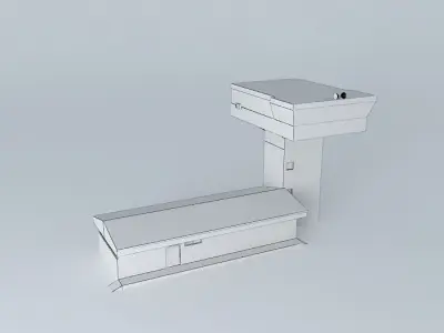 Railroad Station Dispatching Tower Low-poly 3D model