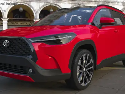  Toyota Corolla Cross 2023 Red Color 