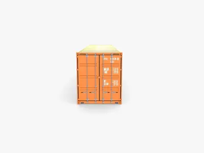 40ft Shipping Container High Cube 3D model