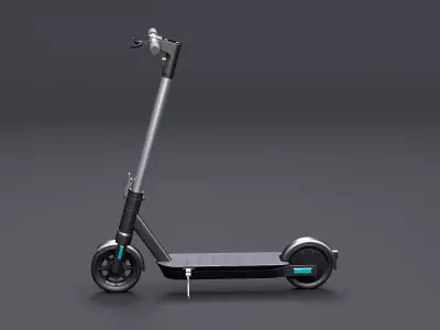 Electric Kick Scooter Low-poly 3D model purchase
