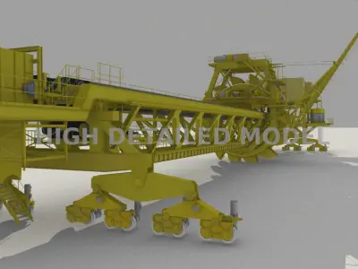 Mining equipment 3D model