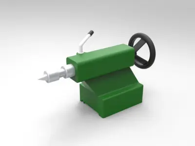 TURNING LATHE Free 3D model