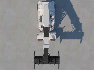 Container Forklift 3D model