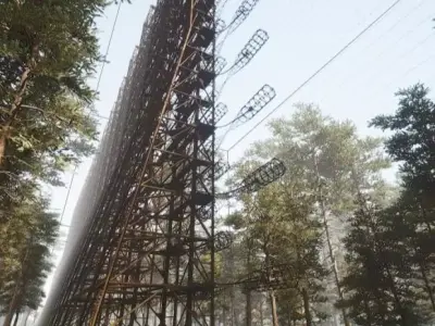 Chernobyl RLS Radar 5N32 Duga 3D model