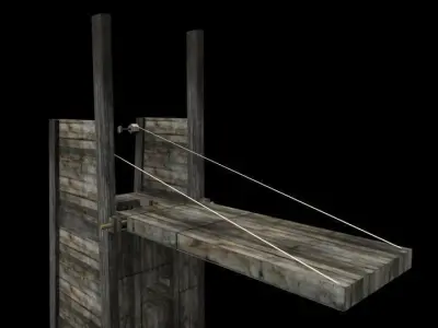 Siege Tower Low-poly 3D model buy