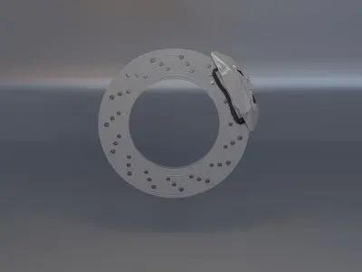 luxury sport car wheel Free 3D model