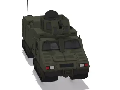 Swedish BVS-10 Low-poly 3D model