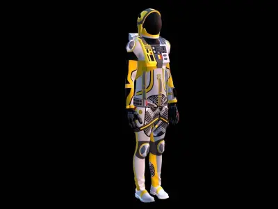 Astronaut Spacesuit Romania 3D model