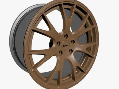 Rim Model wheel 3D model by ferterg