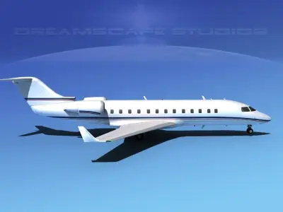 Bombardier Challenger 850 V12 3D model