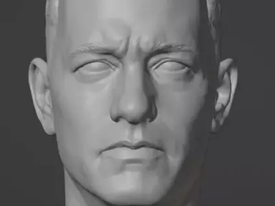 Forrest Gump Head - Tom Hanks 3D print model