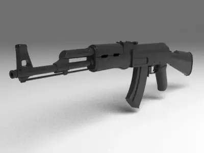 AK-47 Assault Rifle Free 3D model
