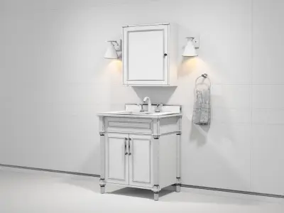 OVE Aberdeen MC 30 Dove Grey 3D model