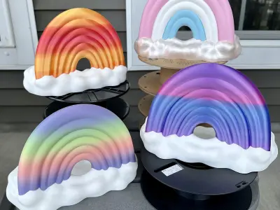 Rainbow Soap Dish Commercial 3D print model