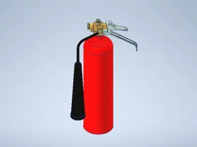 Fire extinguisher 3D model shop