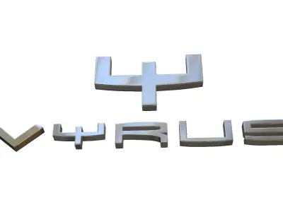 vyrus logo 3D model
