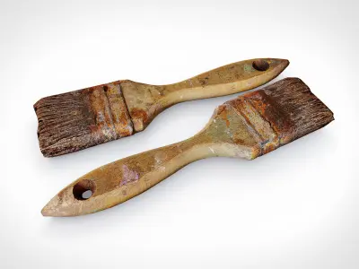 Old Tools PBR Low-poly 3D model