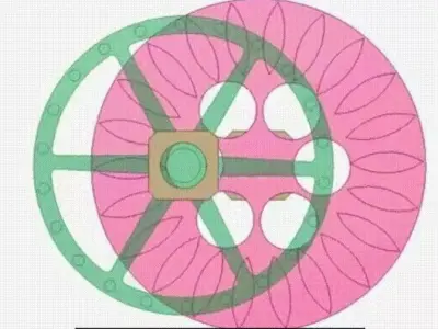 Pin coupling 4 P100015 Free 3D model