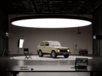 Car Photography Studio 3D model