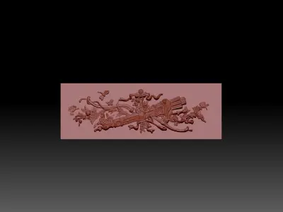 Tableau carving 3D model