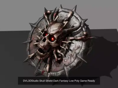 8 Gothic Horror and Dark Fantasy High Quality Game Assets 3D Model Pack