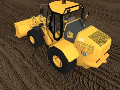 Bulldozer JCB 435 B Free 3D model