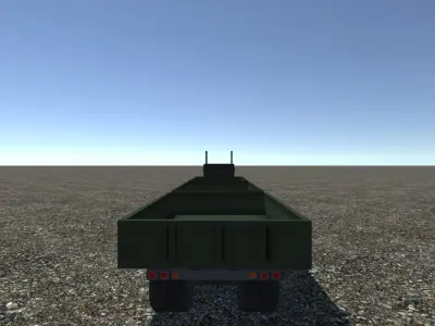 Industrial Long Truck 3 3D model