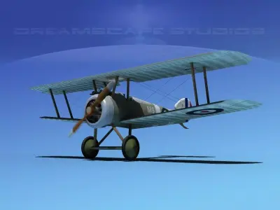 Sopwith Camel 3D model by Dreamscape