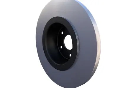 Brake Disk Low-poly 3D model