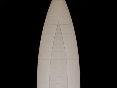 Chained Kunai  3D model