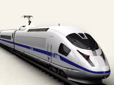Generic High Speed Train 3D model purchase