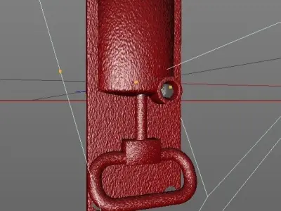 Emergency brake Free 3D model