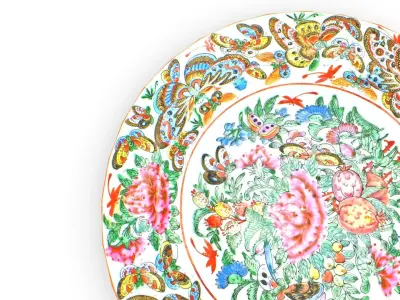 Antique Dinner Plate Low-poly 3D model