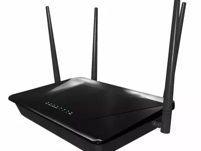 Modem Low Poly Low-poly 3D model