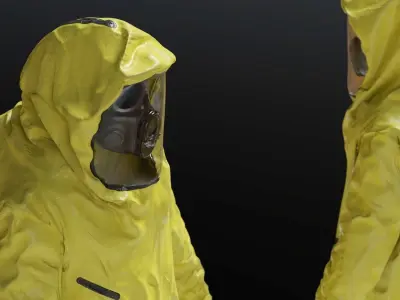 HAZMAT SUIT NBC 3D model